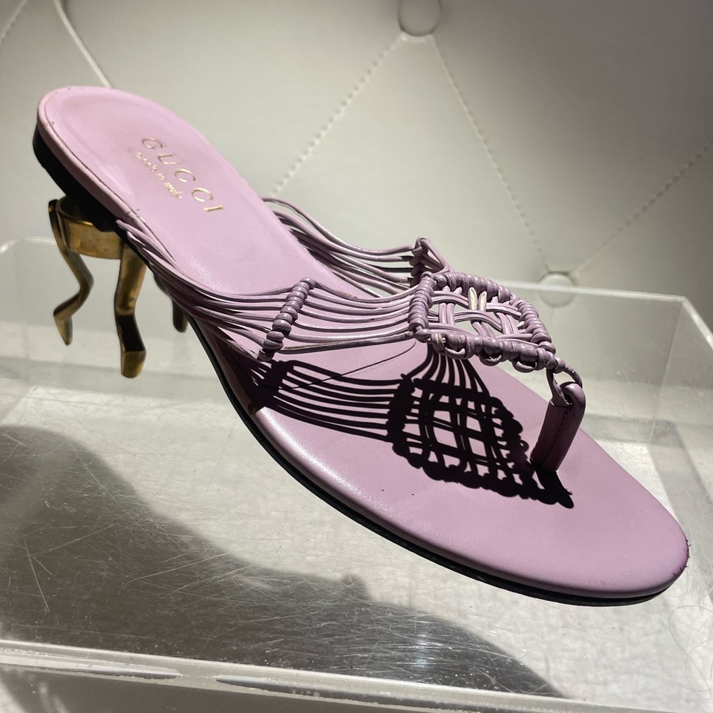 Gucci Women's Purple Sandals - Picture 3 of 13
